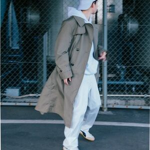 USMC DSCP Military-Issued All Weather Trench Coat Raincoat Overcoat Men 34L NWT